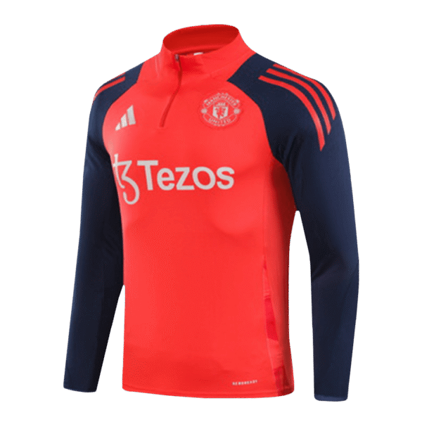 Manchester United Zipper Sweatshirt Kit(Top+Pants) 2024/25 Top Soccer Jerseys Store