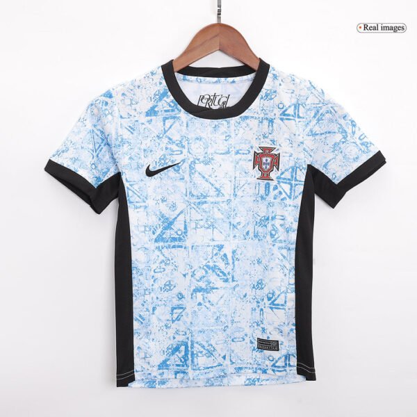 Kid's Portugal Away Shirts Full Kit Euro 2024(Short+ Shorts+sock) - Image 5