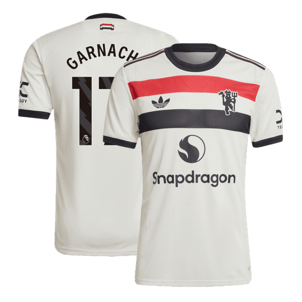 Player Version GARNACHO #17 Manchester United Third Away  Soccer Jersey 2024/25 Top Soccer Jerseys Store