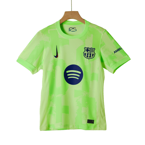Barcelona Third Away  Soccer Jersey Kit(Jersey+Shorts) 2024/25 - (Spotify Logo Without Text) Top Soccer Jerseys Store