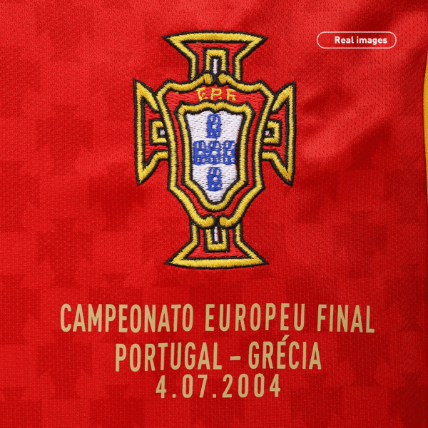 Portugal Home Retro Shirt 2004 - Euro Final - Image 3