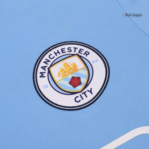 CHAMPIONS #24 Manchester City Home  Soccer Jersey 2024/25 Top Soccer Jerseys Store