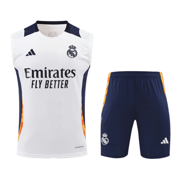 Real Madrid Pre-Match  Soccer Jersey Vest Kit(Jersey+Shorts) 2024/25 Top Soccer Jerseys Store