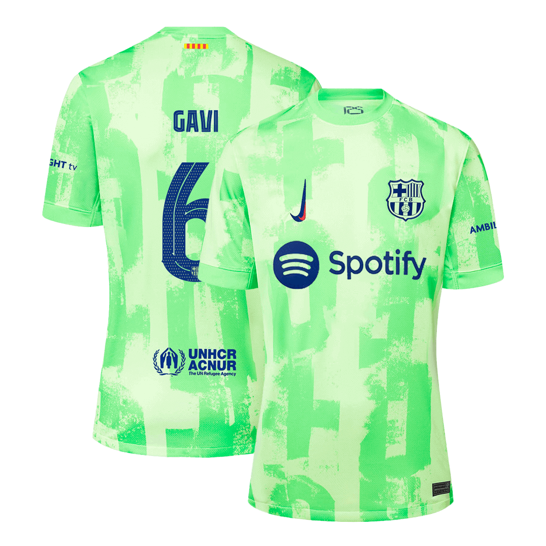 GAVI #6 Barcelona Third Away Soccer Jersey 2024/25- UCL Top Soccer Jerseys Store