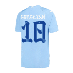 GREALISH #10 Manchester City Japanese Tour Printing Home  Soccer Jersey 2023/24 Top Soccer Jerseys Store