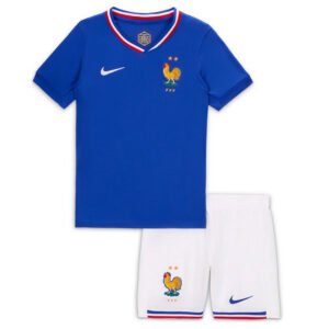 Kid's France Home Shirts Kit(Shirt+Shorts) Euro 2024