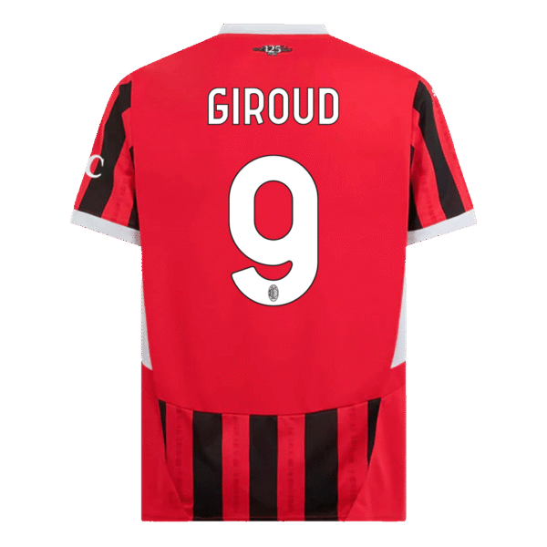 GIROUD #9 AC Milan Home  Soccer Jersey 2024/25 Top Soccer Jerseys Store