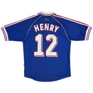 HENRY #12 Classic France Home Shirt 1998