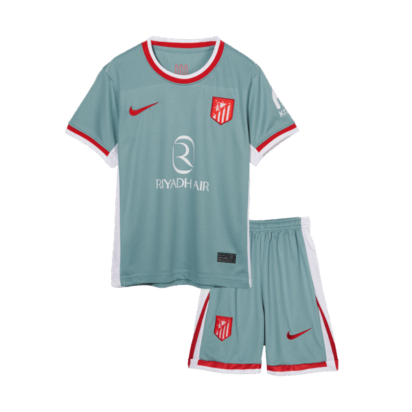 Kid's Atletico Madrid Away  Soccer Jersey Kit(Jersey+Shorts) 2024/25 Top Soccer Jerseys Store