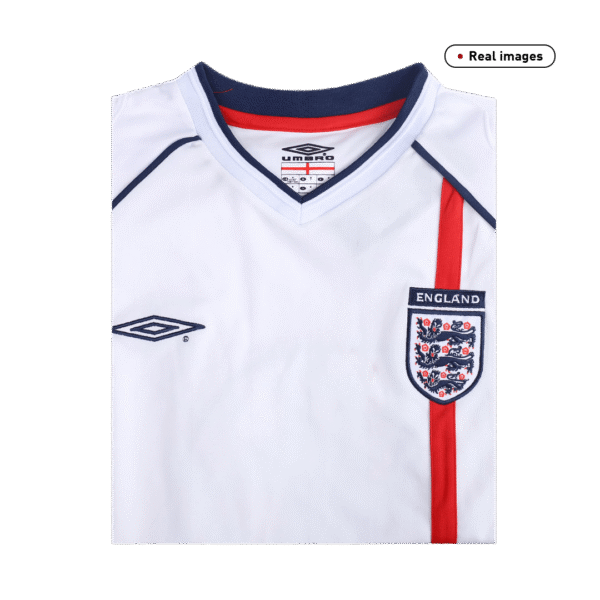 Retro BECKHAM #7 2002 England Home  Soccer Jersey Top Soccer Jerseys Store
