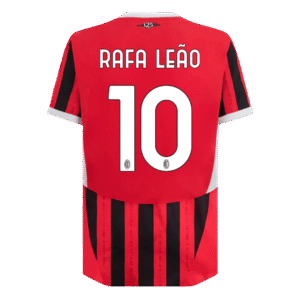 Player Version RAFA LE?O #10 AC Milan Home  Soccer Jersey 2024/25 Top Soccer Jerseys Store