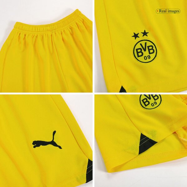 Kid's Borussia Dortmund Away  Soccer Jersey Kit(Jersey+Shorts) 2023/24 Top Soccer Jerseys Store