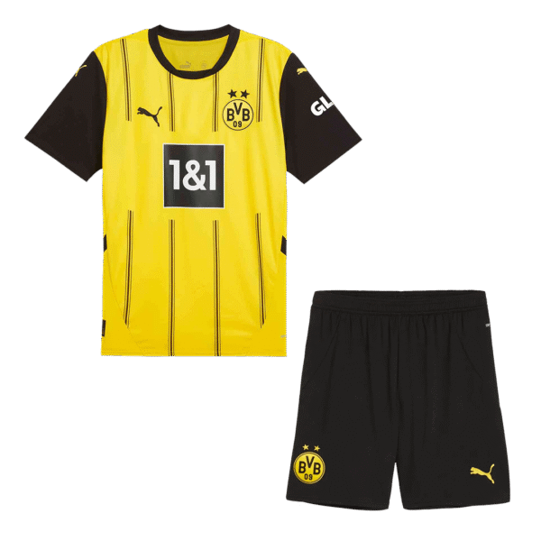 Borussia Dortmund Home  Soccer Jersey Kit(Jersey+Shorts) 2024/25 Top Soccer Jerseys Store
