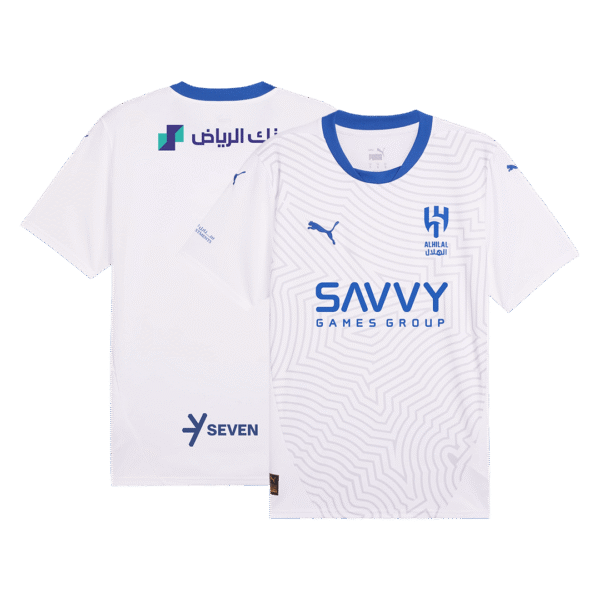 Al Hilal SFC Away  Soccer Jersey 2024/25 Top Soccer Jerseys Store