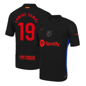 Player Version LAMINE YAMAL #19 Barcelona Away  Soccer Jersey 2024/25 Top Soccer Jerseys Store