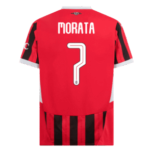 MORATA #7 AC Milan Home  Soccer Jersey 2024/25 - UCL Top Soccer Jerseys Store