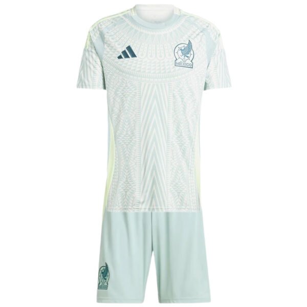 Kid's Mexico Away Jerseys Kit(Jersey+Shorts) Copa América 2024 Top Soccer Jerseys Store