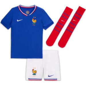 Kid's France Home Shirts Full Kit Euro 2024