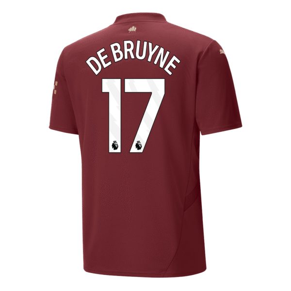 DE BRUYNE #17 Manchester City Third Away  Soccer Jersey 2024/25 Top Soccer Jerseys Store