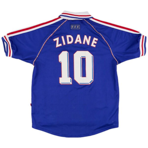 France ZIDANE #10 Home Retro Shirt 1998