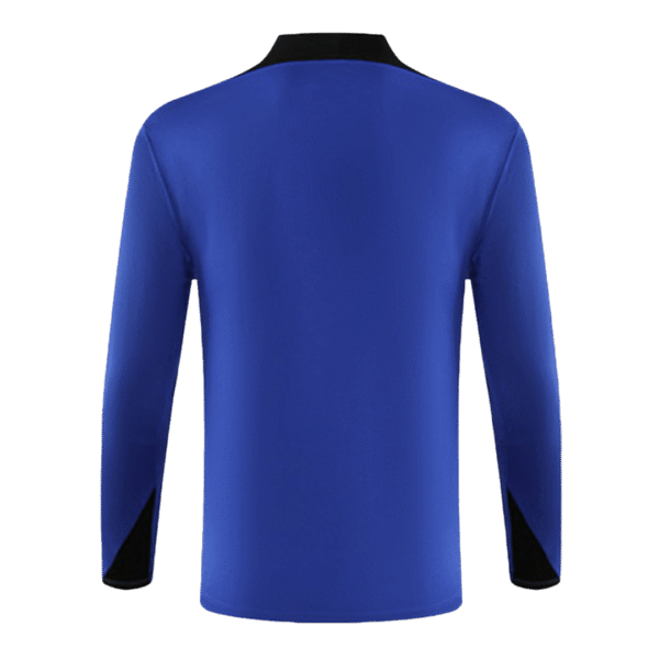 Kid's Barcelona Zipper Sweatshirt Kit(Top+Pants) 2024/25 Top Soccer Jerseys Store
