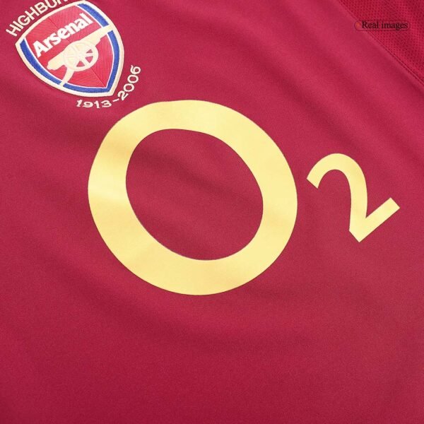 Retro BERGKAMP #10 2005/06 Arsenal Home  Soccer Jersey Top Soccer Jerseys Store