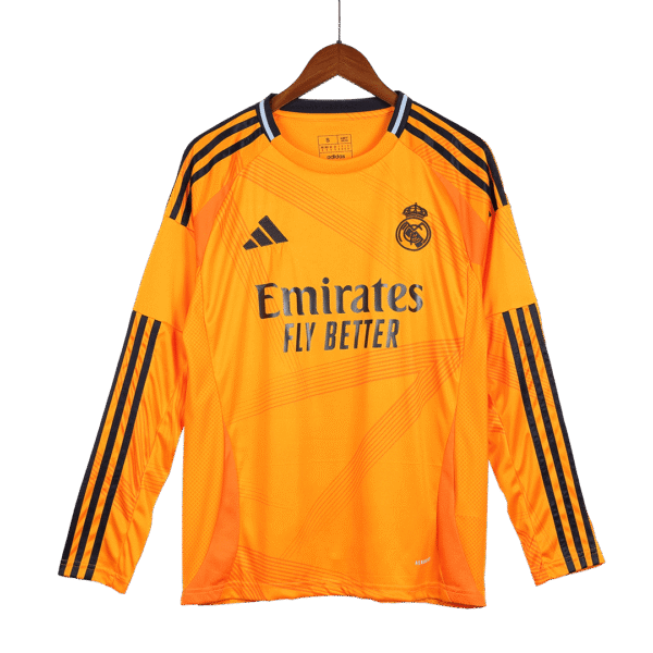 Real Madrid Away Long Sleeve  Soccer Jersey 2024/25 Top Soccer Jerseys Store