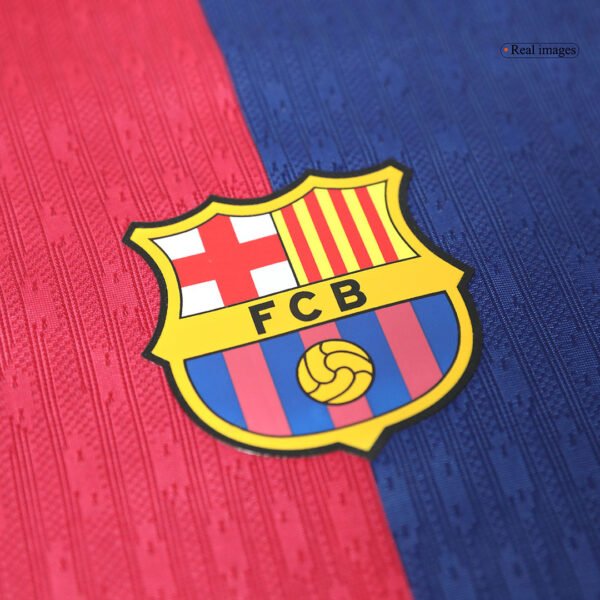 Player Version LEWANDOWSKI #9 Barcelona Home  Soccer Jersey 2024/25 - Spotify Logo Without Text Top Soccer Jerseys Store
