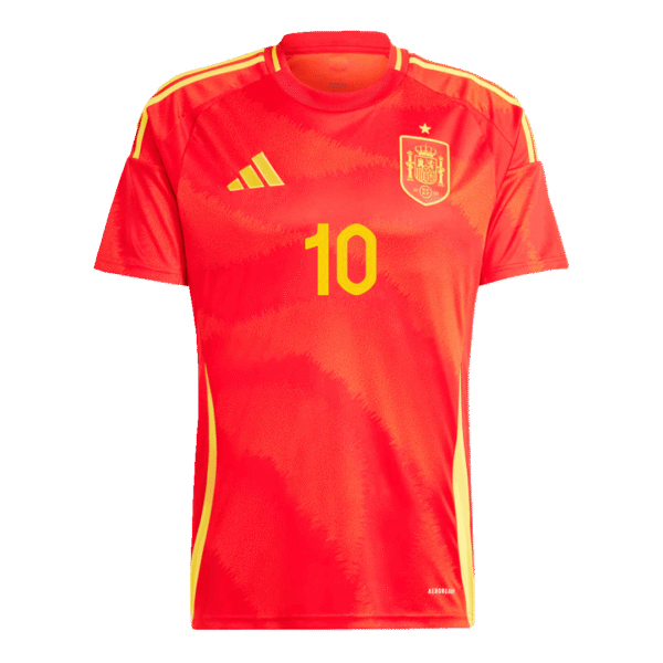 LAMINE YAMAL #10 Spain Home  Soccer Jersey Euro 2024 Top Soccer Jerseys Store