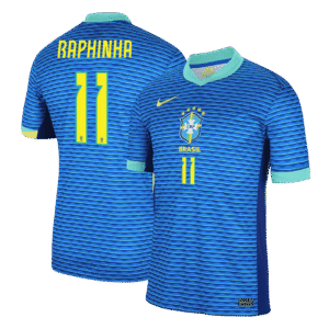 RAPHINHA #11 Brazil Away  Soccer Jersey Copa America 2024 Top Soccer Jerseys Store