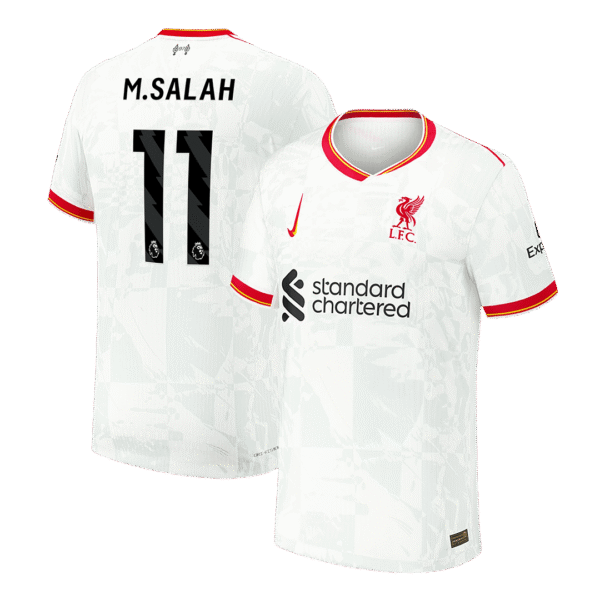 Player Version M.SALAH #11 Liverpool Third Away  Soccer Jersey 2024/25 Top Soccer Jerseys Store