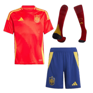 Kid's Spain Home Shirt Kit(Shirt+Shorts+Socks) 2024/25