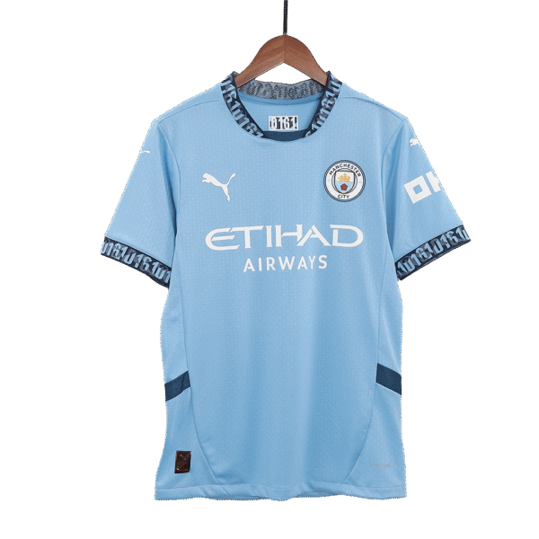 Player Version Manchester City Home  Soccer Jersey 2024/25 Top Soccer Jerseys Store