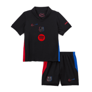 Kid's Barcelona Away  Soccer Jersey Kit(Jersey+Shorts) 2024/25 - Spotify Logo Without Text Top Soccer Jerseys Store