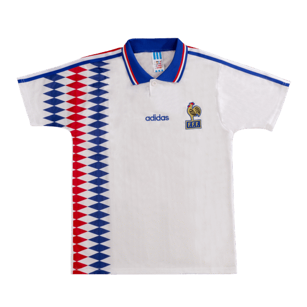 Retro 1994 France Away  Soccer Jersey Top Soccer Jerseys Store