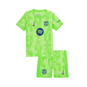 Kid's Barcelona Third Away  Soccer Jersey Kit(Jersey+Shorts) 2024/25 - UCL (Spotify Logo Without Text) Top Soccer Jerseys Store