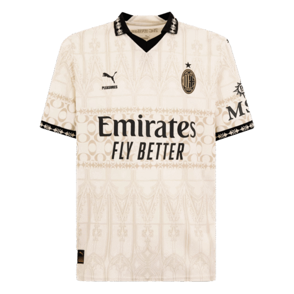 AC Milan X Pleasures Fouth Away  Soccer Jersey 2023/24 Top Soccer Jerseys Store