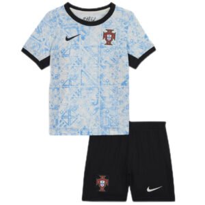 Kid's Portugal Away Kit(Shirt+Shorts) Euro 2024