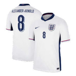 ALEXANDER-ARNOLD #8 England Home  Soccer Jersey Euro 2024 Top Soccer Jerseys Store