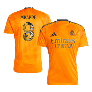 MBAPP? #9 Real Madrid Away  Soccer Jersey 2024/25 - Bear Champ Font Top Soccer Jerseys Store