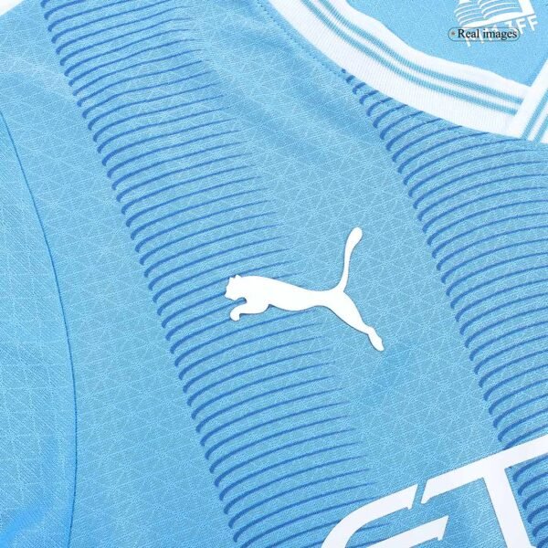 Player Version DE BRUYNE #17 Manchester City Home  Soccer Jersey 2023/24 Top Soccer Jerseys Store