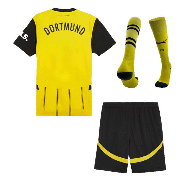 Borussia Dortmund Home  Soccer Jersey Kit(Jersey+Shorts+Socks) 2024/25 Top Soccer Jerseys Store