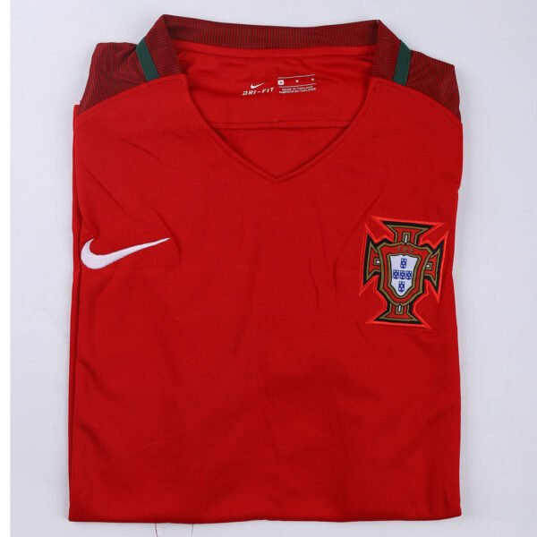 Classic Portugal Home Shirt 2016 - Image 7