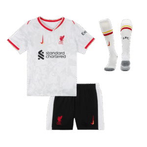 Kid's Liverpool Third Away  Soccer Jersey Kit(Jersey+Shorts+Socks) 2024/25 Top Soccer Jerseys Store