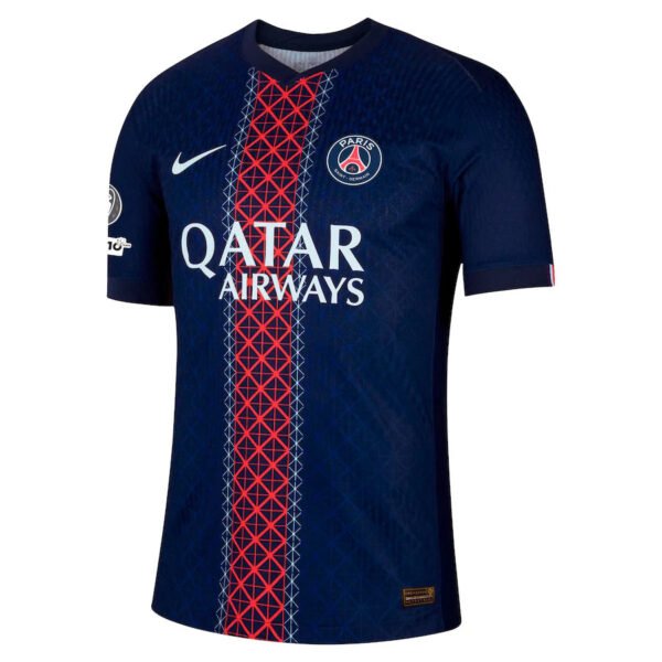 Player Verison PSG Home Match Shirt 2025-26 with Champions League and UEFA Foundation 10th Anniversary Badge - Image 2
