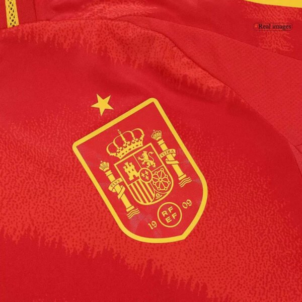 Player Version LAMINE YAMAL #19 Spain Home Shirt Euro 2024 - Image 7