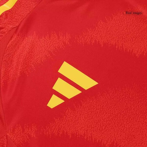 Player Version LAMINE YAMAL #19 Spain Home Shirt Euro 2024 - Image 8