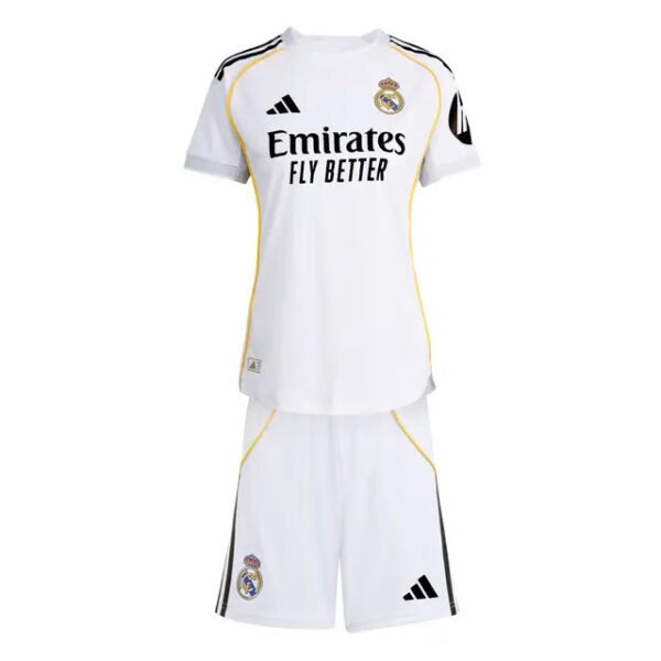 Kid's Real Madrid Home Shirt Kit(Shirt+Shorts) 2025/26