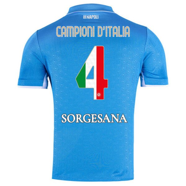 Player Verison SSC Napoli 2024/25 Campioni d’Italia Home Match Shirt