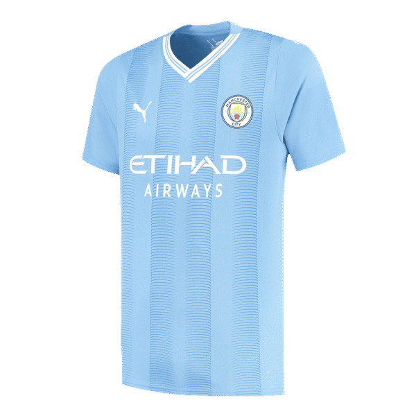 CHAMPIONS #24 Manchester City Home  Soccer Jersey 2023/24 Top Soccer Jerseys Store
